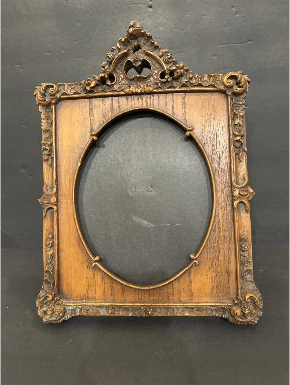 Vintage Baroque Rococo Style Hollywood Regency 8x10 Picture Frame Gorg Detail